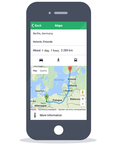 Siberian CMS App Maker�€�s Map feature